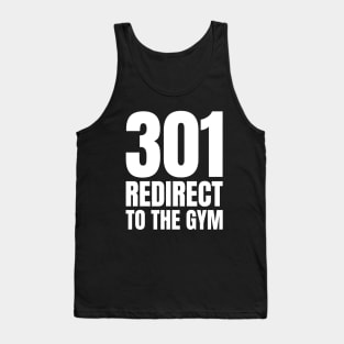 Expert SEO Manager's Must-Have Fitness Gift: 301 Redirect to the Gym Tank Top